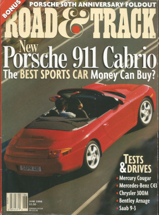 ROAD & TRACK 1998 JUNE - 300M, 356, NEW 240Z, FRERE
